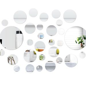 MIRROR WALL STICKERS—30 Self Adhesive Removable!!